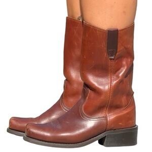 Father & son, Square Toe, Western, Work Boot, 8.5 men’s / 10 women’s